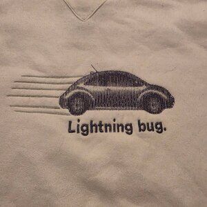 Vintage Beetle sweatshirt, size Large